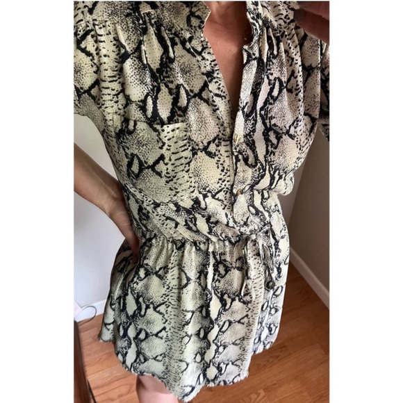 Snake/Python patterned print romper/dress by Karlie; Size Medium - Picture 1 of 16